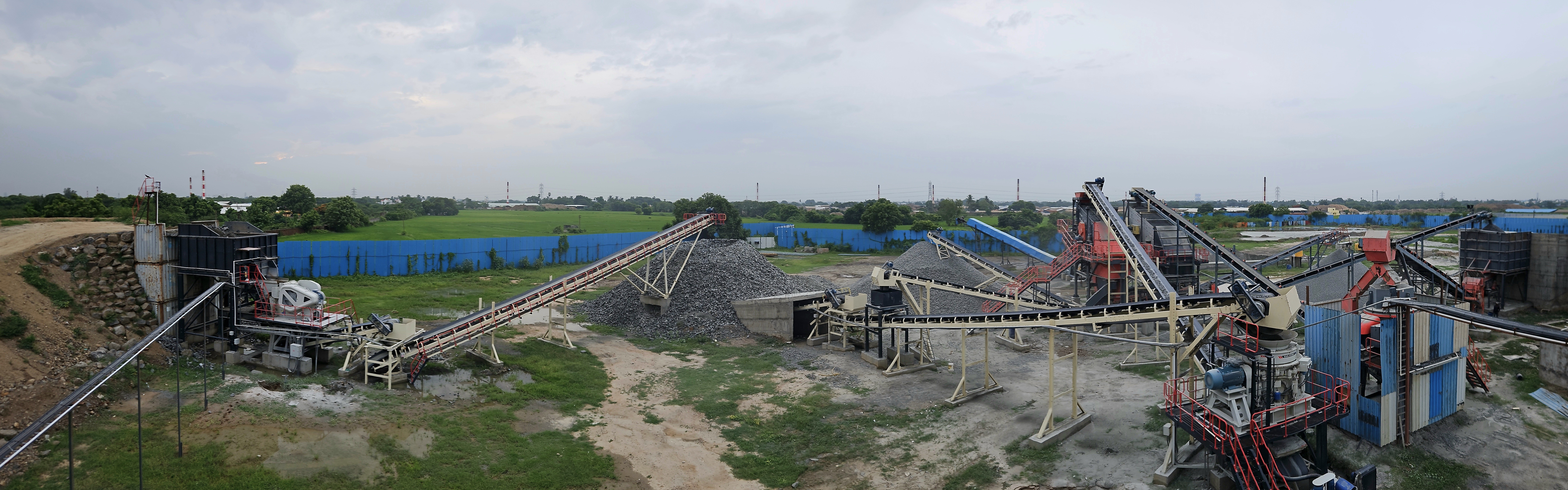 SNP Blue Metals facility and processing plant